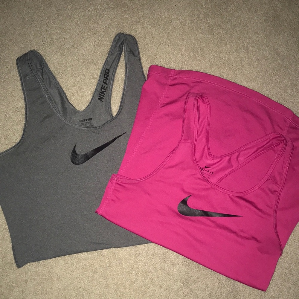 Nike Pro Tanks (SET OF TWO!)